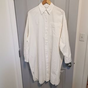 COLLUSION | Super oversized button up shirt dress size 2